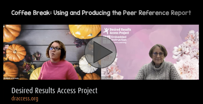 Video: Producing and Using Peer Reference Report