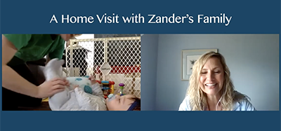 screenshot of video A Home Visit with Zander’s Family