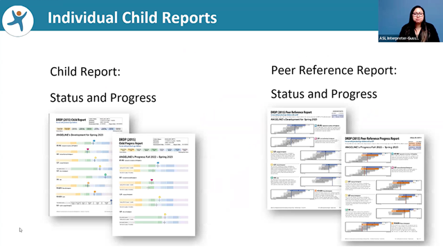 Screenshot of recorded webinar: Learn Lab: Using DRDP Reports