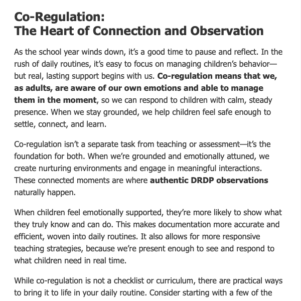 Screenshot from June 2025 Connect Newsletter