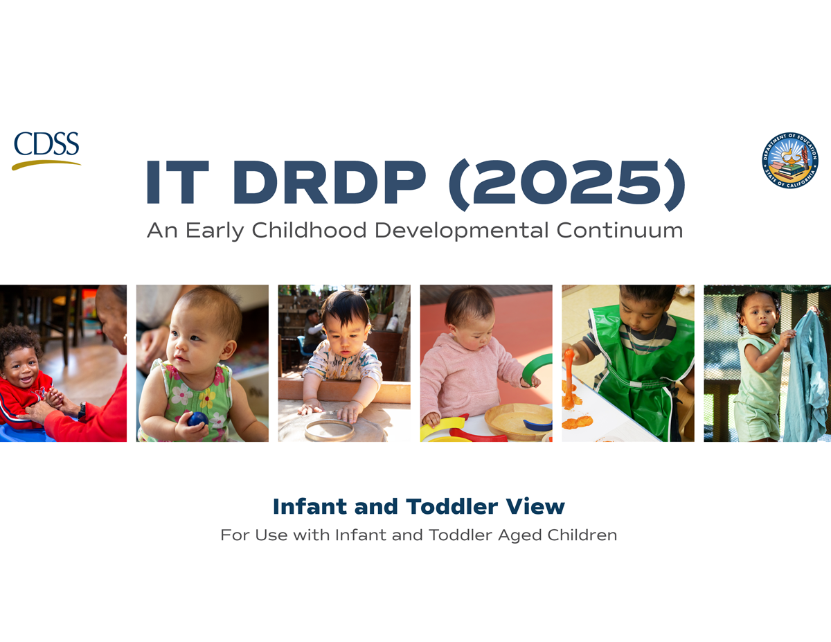 IT DRDP 2025 Infant and Toddler View manual cover
