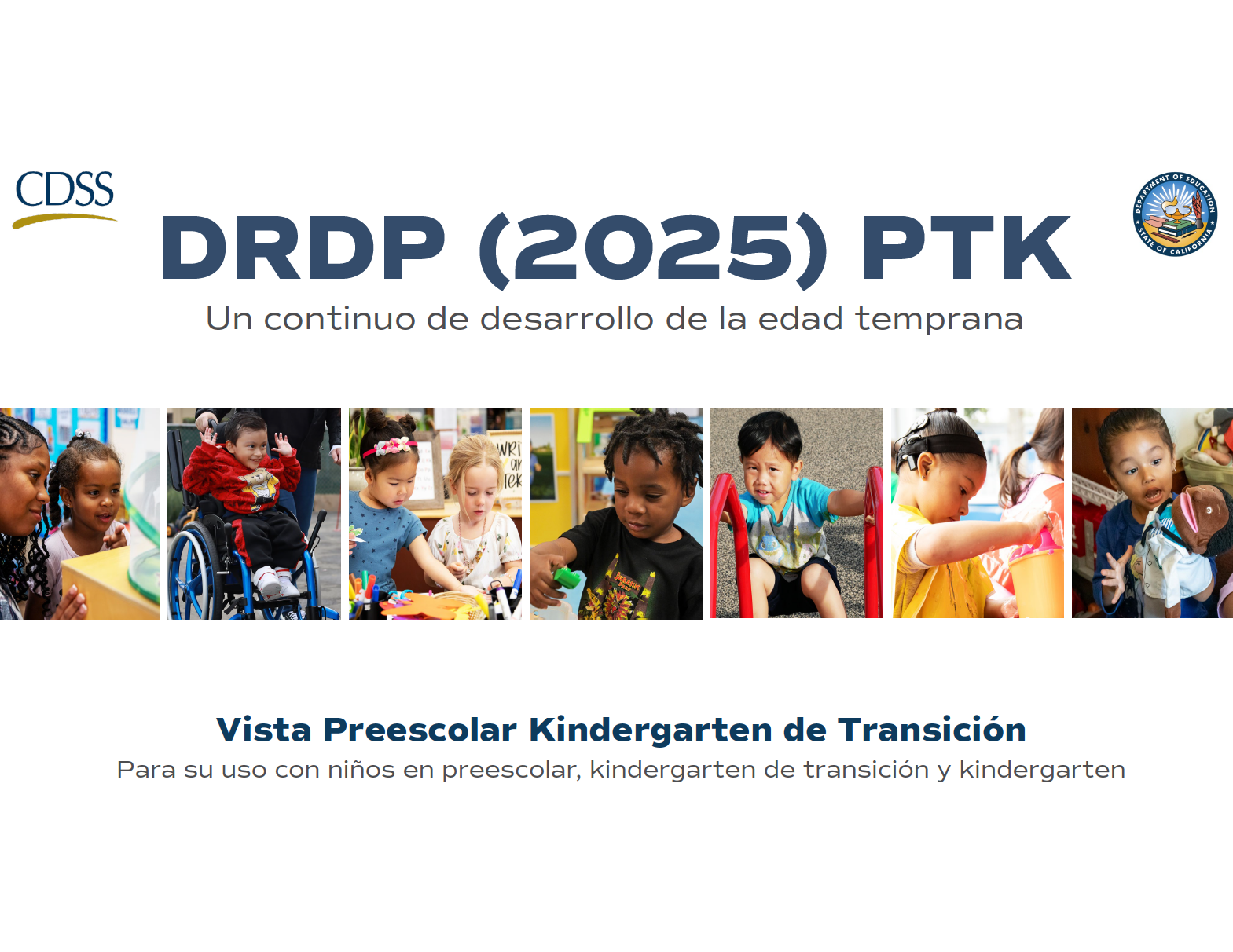 Manual de la Vista para preescolar–jardín de infantes de transición–jardín de infantes (PTK) del DRDP (2025)